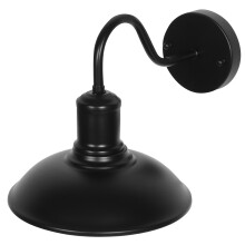 Schwarze Eisen Wandlampe Vintage Outdoor Wasserdicht Für Balkon