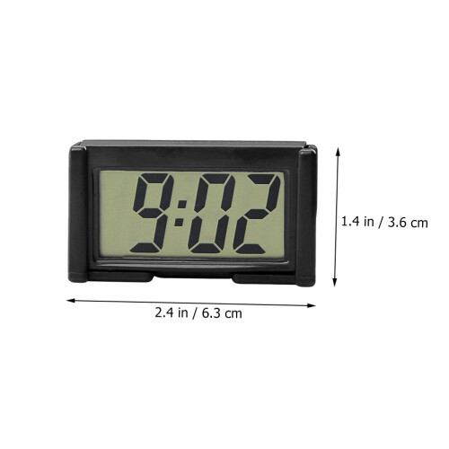 4 Pcs Auto Car Clock Clocks Handy Travel Clocks Desktop Clock 1