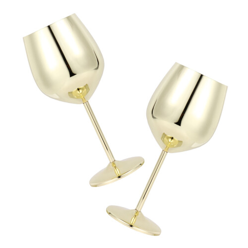 2Stk Wein Mit Stiel Bruchsicher Cocktail Becher 2