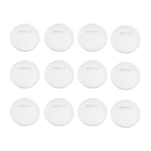 20St Transparentes Abzeichen Zubehör Anstecker Rund 60mm
