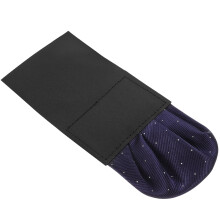 Men Suit Handkerchief Pre-Folded Black 1set