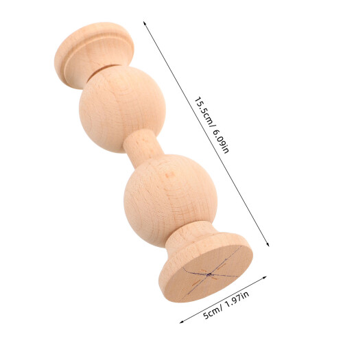 Unfinished Wood Finials: Dekorative Für Möbel, Geländer 2