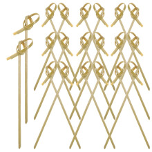 200 unidades brochetas de bambú para fiesta y banquete