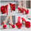 1 Paar Hochhackige Schuhe Für Mit Spitze 7