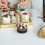 2 . pastel artificial crema mango, galleta y magdalena decoración 5