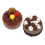 2 . pastel artificial crema mango, galleta y magdalena decoración 11
