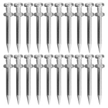 40 uds. clavos metálicos para aireador de césped y zapatos