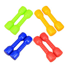 8pcs Toddler Gym Equipment Dumbbells Kids Colorful Plastic Weights for Home Fitness and Preschool Activities