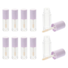 14Pcs Empty Purple Lip Balm Tubes Durable ABS Plastic for Storage Use