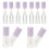 14Pcs Empty Purple Lip Balm Tubes Durable ABS Plastic for Storage Use 9