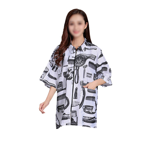 Beauty E Lavoro Per Parrucchiere Uniforme Bianco Xl 1