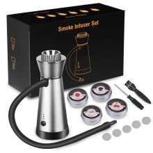 Cocktail Smoker Electric Portable Smoke Injector For Food And Beverage Indoor And Outdoor Handheld Easy Install Model B
