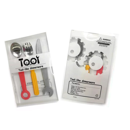 Tools cutlery set for children (fork, knife, spoon) 2