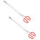 Worgeous 2 Pcs Litter Picker Trash Tool Heavy Duty Grabber Red 1