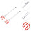Worgeous 2 Pcs Litter Picker Trash Tool Heavy Duty Grabber Red 5