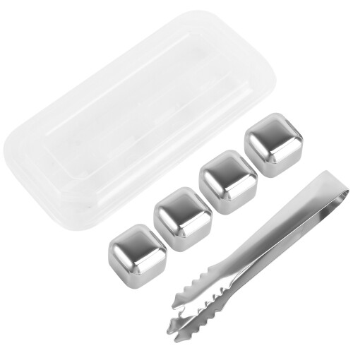 Set Pietre Raffreddamento Bevande Whisky Acciaio 1