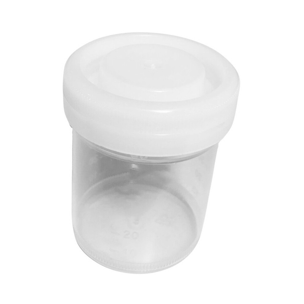 Set Of 50 Sample Containers, 120 Ml With Screw Caps 8719762720232