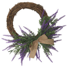Künstlicher Lavendel Kranz Ländlicher Für Türdekoration