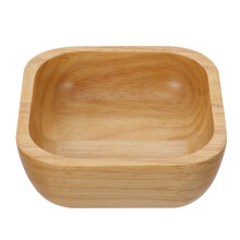 holzobstschale quadratisch, snack- und salatschale, multifunktional