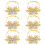 6 stk für hochzeit serviettenhalter 8