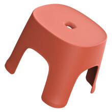 1 kunststoffhocker, rutschfest, für bad und zu hause (rot)