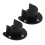 2 heavy duty ringe schrankstangenhalter mit 7