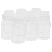 10Stück 80Ml Pet Pillendose Für Medizin Und Tabletten