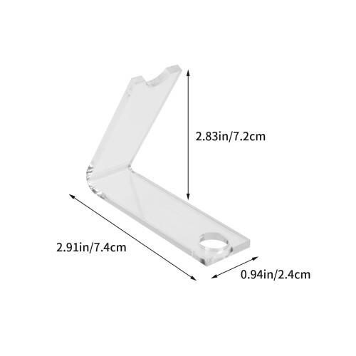 2 Einloch-Acryl-Displayständer für Make-up- , Stiftehalter 2