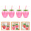 4 Sets Erdbeer Wasserflasche Mit Für Partys 3