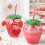 4 Sets Erdbeer Wasserflasche Mit Für Partys 7