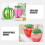 4 Sets Erdbeer Wasserflasche Mit Für Partys 11