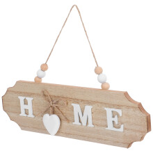 5er-set holz-wandtäfelchen mit sprüchen für eingangstür, landhausstil