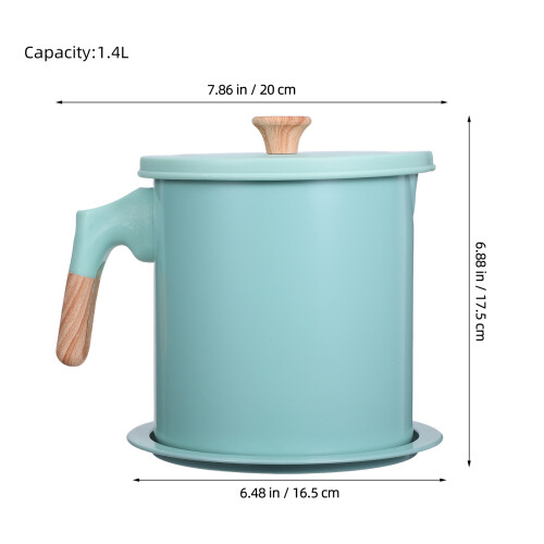 speiseölbewahrer 1,4 l mit feinfilter für gefiltertes 2
