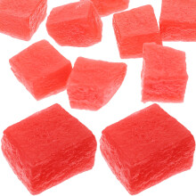 50 stücke filigrane wassermelonen-scheiben-ornamente für szenen-layout