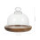 1 set mini holz dessert cupcake platte mit glasdeckel, bunt 11