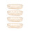 Mlins 4 Food Serving Snackbehälter Halter Dim Sum Teller 4