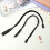 2 unidades extensiones de con clip y flequillo largo 10