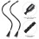 2 unidades extensiones de con clip y flequillo largo 7