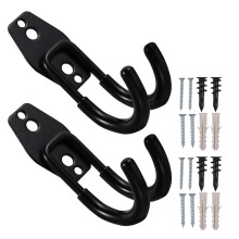 2 gartenschlauchhalter haken metall wandmontiert