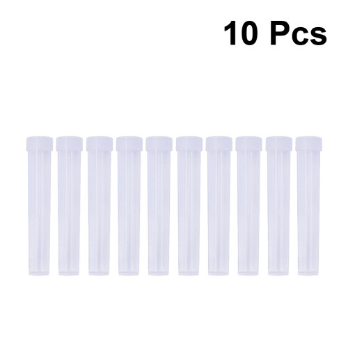 10 uds. plástico transparente para aguja cruz 60# 1