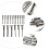 26 uds. mandril de tornillo para disco corte 2/3/6 mm con 7
