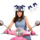 1 pair rabbit ears plush decor for motorbike 5