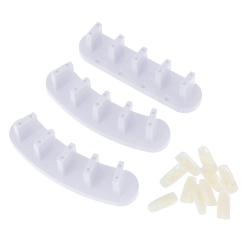 3 Manicure Practice Display Stand Nail Piece Lotus Seat 1