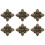 6Sets Upholstery Tacks Box Patch Decorative Paster Furniture Accessory 8