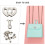 4pcs double heart luggage locks for bag hardware buckle accessory 8