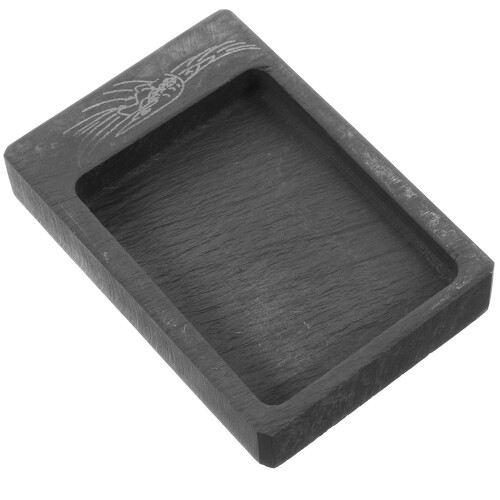 Calligraphy Inkstone Black Retro Ink Holder For Beginners 1pack