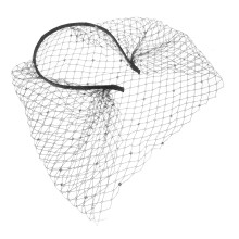 1pcs Tea Party Hair Accessories With Black Veil For Women