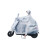 Waterproof Raincoat For Adults One-Piece White 1pack 1