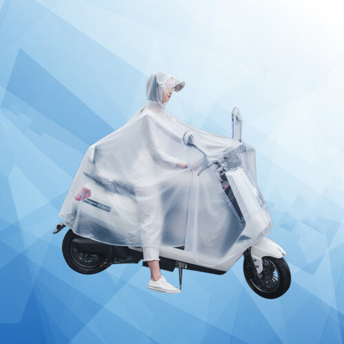 Waterproof Raincoat For Adults One-Piece White 1pack 1