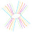 180 Pezzi Extension Per Con Clip Colorate Intrecciate 2